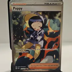 Pokemon Poppy 227/197 Special Illustration Rare Obsidian Flames Holo Trainer - Image 1