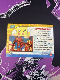 Topps Pikachus Vacation Pokemon - Regular #56 Better Than Ever - Image 2