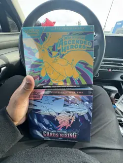 Pokemon Elite Trainer Box Mega Evolution Ascended Heroes & Chaos Rising 2x - Image 1