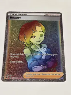 Pokemon Beauty 194/185 Vivid Voltage Rainbow Secret Rare NM Trainer Full Art - Image 2