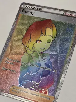 Pokemon Beauty 194/185 Vivid Voltage Rainbow Secret Rare NM Trainer Full Art - Image 3