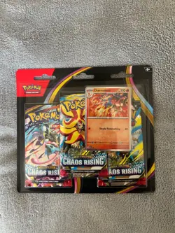 Pokemon TCG: Chaos Rising Booster Blister ✅3 Pack + Promo ✅Sealed & Fast Ship - Image 1
