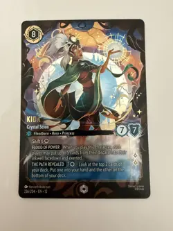Disney Lorcana Wilds Unknown- Kida (Crystal Scion) Enchanted 236/204 🔥 - Image 1