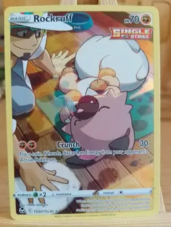 Rockruff TG07/TG30 2022 Silver Tempest Pokemon Card TCG Trainer Gallery Holo Nm - Image 1