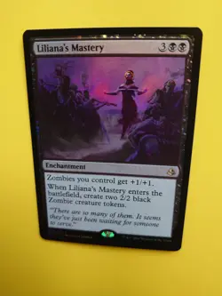 MTG Card. Liliana's MAstery Amonkhet Black Foil as pictured - Image 3