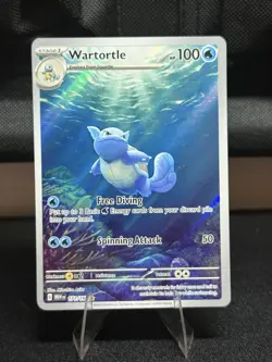 Wartortle Illustration Rare SV Scarlet & Violet 151 Card 171/165 NM Condition - Image 1