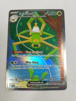Spidops EX 243/198 Pokemon TCG Card Scarlet Violet Holo Special Illustration NM - Image 1