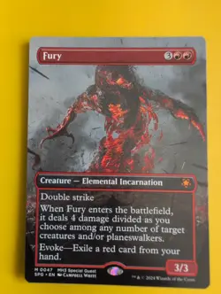 Fury. Mythic Special Guest SPG M0047 incarnation elemental MTG Card. - Image 1