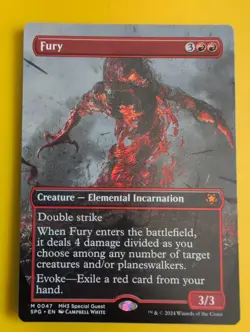 Fury. Mythic Special Guest SPG M0047 incarnation elemental MTG Card. - Image 2