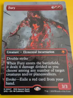 Fury. Mythic Special Guest SPG M0047 incarnation elemental MTG Card. - Image 3