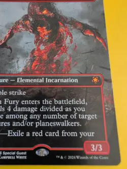 Fury. Mythic Special Guest SPG M0047 incarnation elemental MTG Card. - Image 4