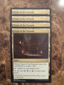 (4) Crypt of the Eternals *PLAYSET* Hour of Devastation NM MTG Regular - Image 1