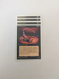 (4) Pit Scorpion *PLAYSET* Core Set 4th Edition Regular LP MTG - Image 1