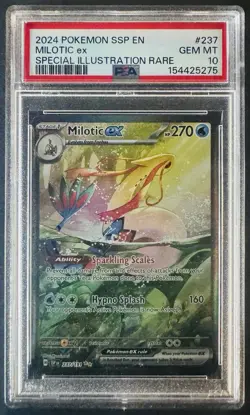 Pokemon Milotic ex Holo Special Illustration Rare 237/191 Sv08 PSA 10 - Image 1