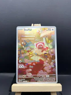 Pokemon TCG Stufful 154/132 Illustration Rare Mega Evolution Base Set Near Mint - Image 1
