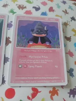 Pokepu Season 1, 1st ed. Slowpoke & Slowking Pokemon Fan Art card - Image 4
