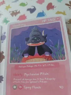 Pokepu Season 1, 1st ed. Slowpoke & Slowking Pokemon Fan Art card - Image 5