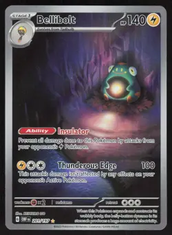 Bellibolt 201/197 Illustration Rare Obsidian Flames Pokemon Near Mint - Image 1