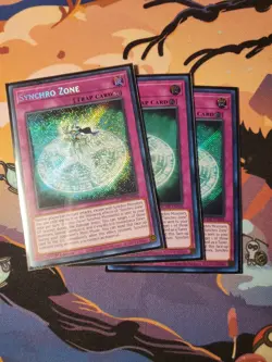 Yugioh Synchro Zone BLMR-EN048 Secret Rare NM 3x Playset - Image 1