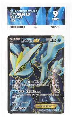 Kyurem EX 96/99 Full Art Next Destinies 2012 Pokemon TCG ACE / PSA 9 MINT - Image 2