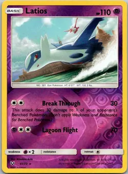 LATIOS - 41/73 Holo Shining Legends - POKEMON Reverse Holo NM/M - Image 1