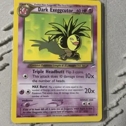 Dark Exeggutor - 33/105 - Neo Destiny - Pokemon - Uncommon - Played - Image 1