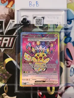 Pokemon TCG Indonesia Pikachu EX SAR MA3 234/193 ZMG 10 GEM MINT - Image 2