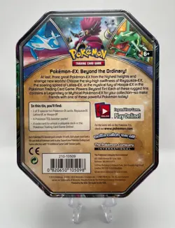 (403055) Pokemon 2016 Rayquaza EX Powers Beyond Collectors Tin - Factory Sealed - Image 3