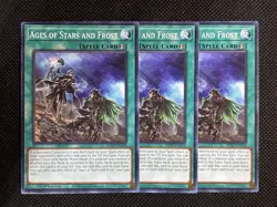 3x YuGiOh! - Ages of Stars and Frost MP25-EN318 Common 1st Edition Near Mint - Image 1