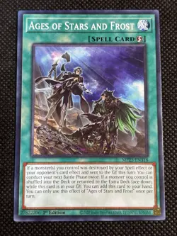 3x YuGiOh! - Ages of Stars and Frost MP25-EN318 Common 1st Edition Near Mint - Image 2