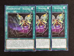 3x YuGiOh! - Raidraptor - Roost MP25-EN316 Common 1st Edition Near Mint - Image 1