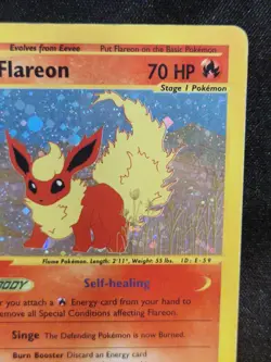 Skyridge Flareon HOLO Pokemon Card Excellent Condition H7/H32 2003 - Image 4