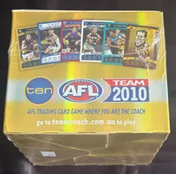 AFL Teamcoach 2010 Collectable Trading Cards - Sealed Booster Box - 36x Packs - Image 3