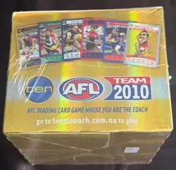 AFL Teamcoach 2010 Collectable Trading Cards - Sealed Booster Box - 36x Packs - Image 5