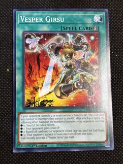 3x YuGiOh! - Vesper Girsu MP25-EN391 Common 1st Edition Near Mint - Image 2