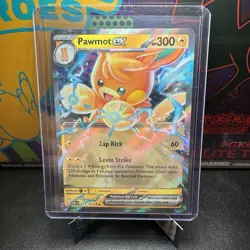 Pawmot ex 073/197 Obsidian Flames Double Rare Holo Pokemon TCG Card NM - Image 1