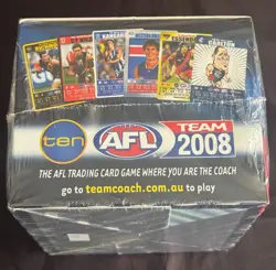 AFL Teamcoach 2008 Collectable Trading Cards - Sealed Booster Box - 36x Packs - Image 3