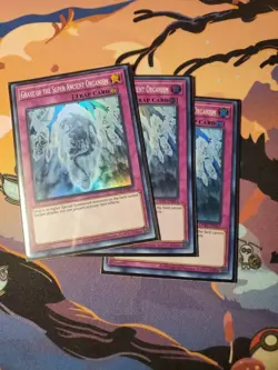 3X GRAVE OF THE SUPER ANCIENT ORGANISM SUPER RARE OP20-EN012 YUGIOH! - Image 1