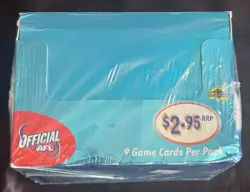 AFL Teamcoach 2007 Collectable Trading Cards - Sealed Booster Box - 36x Packs - Image 2