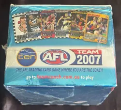 AFL Teamcoach 2007 Collectable Trading Cards - Sealed Booster Box - 36x Packs - Image 3