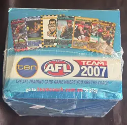 AFL Teamcoach 2007 Collectable Trading Cards - Sealed Booster Box - 36x Packs - Image 5