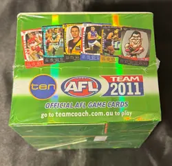 AFL Teamcoach 2011 Collectable Trading Cards - Sealed Booster Box - 36x Packs - Image 3