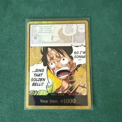 DON!! Card (Luffy) (Gold) Adventure on Kami's Island Foil - Image 1