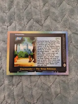 Topps Pokemon Card EP11 Charmander - The Stray Pokemon - Image 2