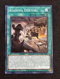 3x YuGiOh! - Azamina Debtors MP25-EN417 Common 1st Edition Near Mint - Image 2
