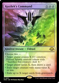 Magic The Gathering MTG KOZILEK'S COMMAND FOIL Modern Horizons 3 NM Near Mint - Image 1