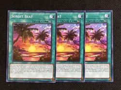 3x YuGiOh! - Sunset Beat MP25-EN330 Common 1st Edition Near Mint - Image 1
