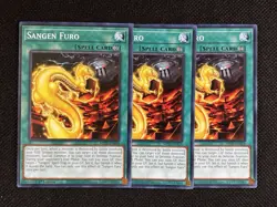 3x YuGiOh! - Sangen Furo MP25-EN418 Common 1st Edition Near Mint - Image 1