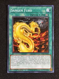 3x YuGiOh! - Sangen Furo MP25-EN418 Common 1st Edition Near Mint - Image 2