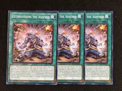 3x YuGiOh! - Extinguishing the Ashened MP25-EN375 Common 1st Edition Near Mint - Image 1
